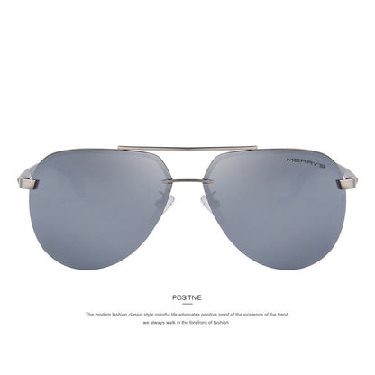MERRY'S Brand Men 100% Polarized Aluminum Alloy Frame Sunglasses Fashion Men's Driving Sunglasses S'8281