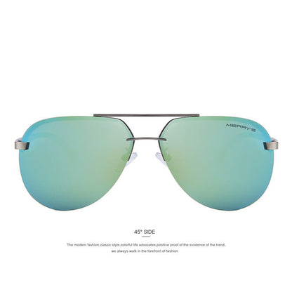 MERRY'S Brand Men 100% Polarized Aluminum Alloy Frame Sunglasses Fashion Men's Driving Sunglasses S'8281