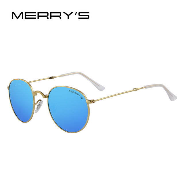 MERRY'S Retro Women Folded Sunglasses Men Classic Polarized Oval Sunglasses S'8093
