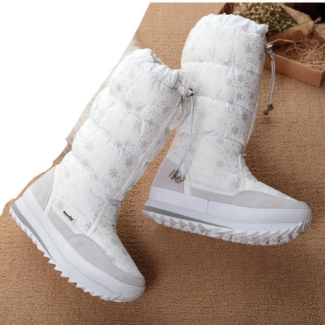 Lace-Up Zipper High Leg Female Winter Boots female