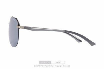 MERRY'S Brand Men 100% Polarized Aluminum Alloy Frame Sunglasses Fashion Men's Driving Sunglasses S'8281