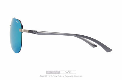 MERRY'S Brand Men 100% Polarized Aluminum Alloy Frame Sunglasses Fashion Men's Driving Sunglasses S'8281