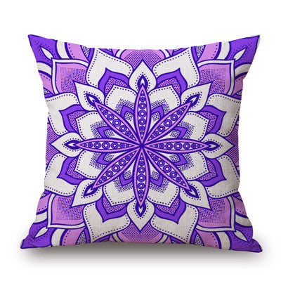 African National Stripe Bohemian Style Geometric Home Decorative Throw Pillow Covers Linen Ethnic Cushion Cover Case 45cm*45cm