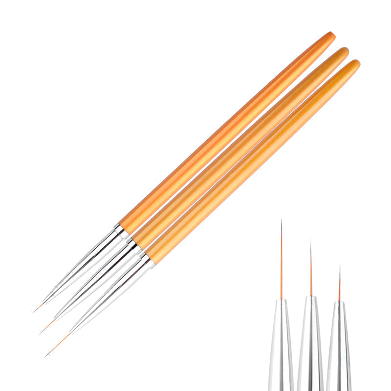 3Pcs/set 3D Design Manicure Drawing Tool Kit