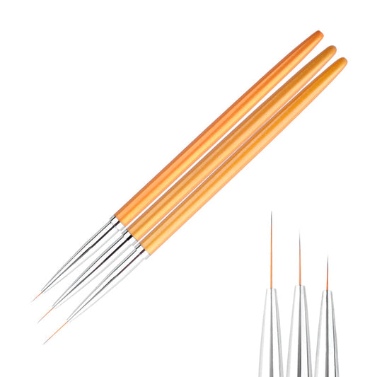 3Pcs/set 3D Design Manicure Drawing Tool Kit