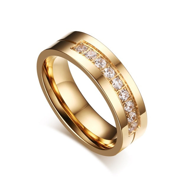 Men's & Women's Wedding Bands with Channel Settings