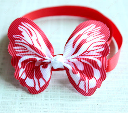 100 Piece: Adjustable Pet Butterfly Bow Tie Collars