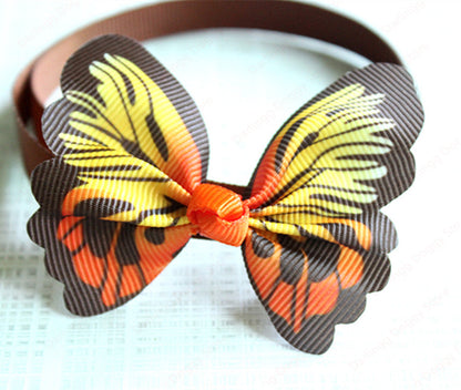 100 Piece: Adjustable Pet Butterfly Bow Tie Collars
