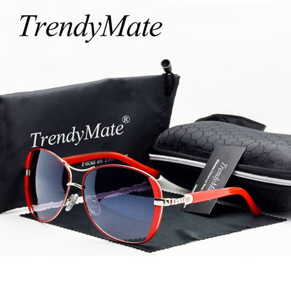 Oculos High Quality Sunglasses Women Glasses Vintage with Box Sunglasses Women Brand Designer Ladies Sun Glasses M071
