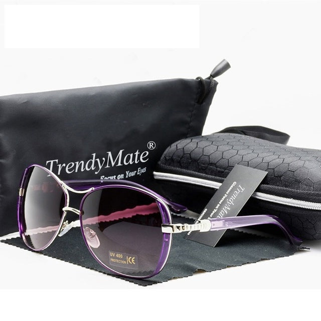 Oculos High Quality Sunglasses Women Glasses Vintage with Box Sunglasses Women Brand Designer Ladies Sun Glasses M071