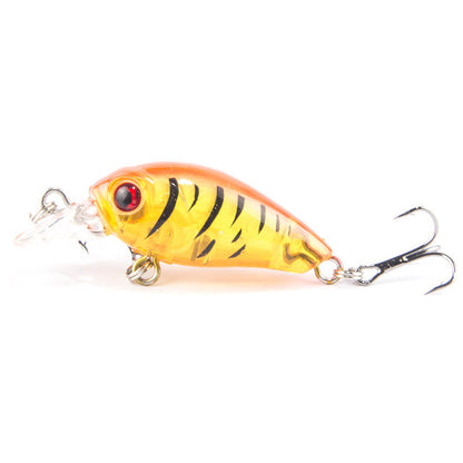 1PCS 4cm 4.5g Swim Fish Fishing Lure Artificial Hard Crank Bait topwater Wobbler Japan Mini Fishing Crankbait lure