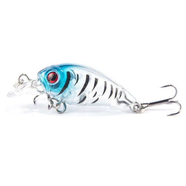 1PCS 4cm 4.5g Swim Fish Fishing Lure Artificial Hard Crank Bait topwater Wobbler Japan Mini Fishing Crankbait lure