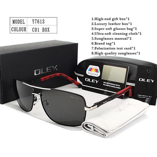 Men's UV400 Polarized Anti-Reflection Sport Sunglasses