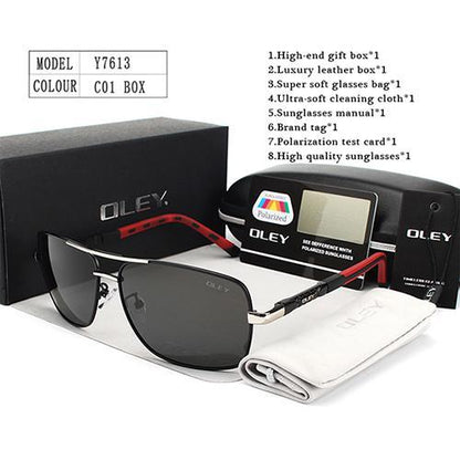 Men's UV400 Polarized Anti-Reflection Sport Sunglasses