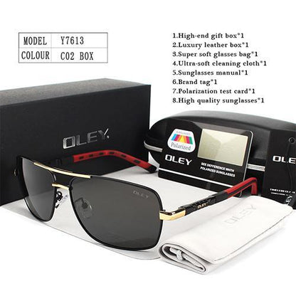 Men's UV400 Polarized Anti-Reflection Sport Sunglasses