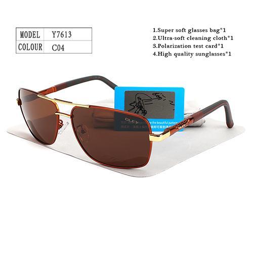 Men's UV400 Polarized Anti-Reflection Sport Sunglasses