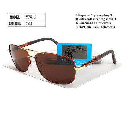 Men's UV400 Polarized Anti-Reflection Sport Sunglasses