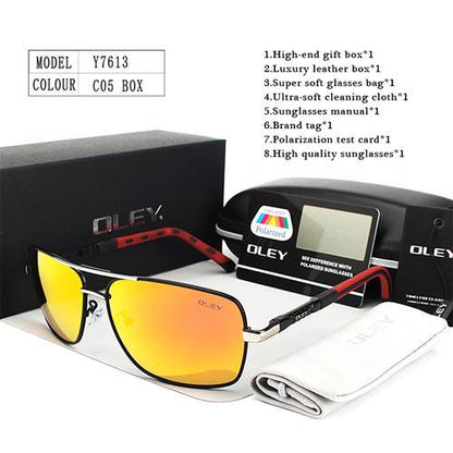 Men's UV400 Polarized Anti-Reflection Sport Sunglasses