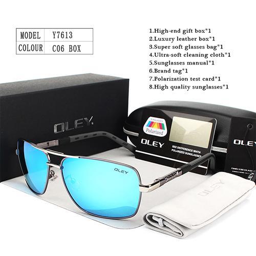 Men's UV400 Polarized Anti-Reflection Sport Sunglasses