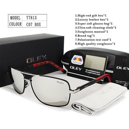 Men's UV400 Polarized Anti-Reflection Sport Sunglasses