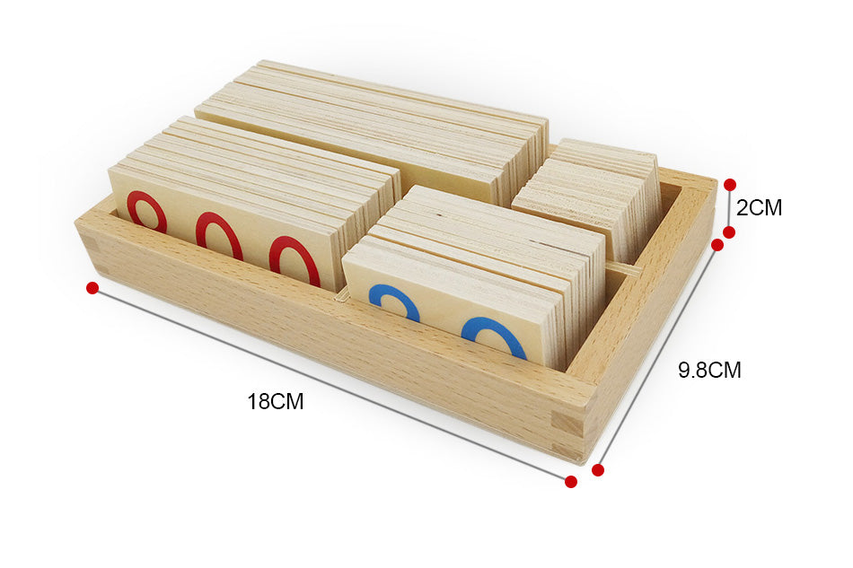JaheerToy Math Toys Montessori Teaching Aids Educational toys for Children Thousands Hundreds Ten Single Digit Digital Cognition