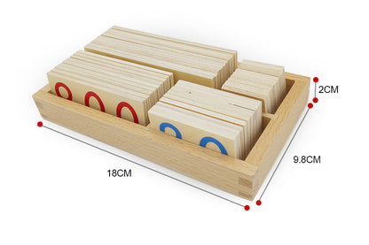 JaheerToy Math Toys Montessori Teaching Aids Educational toys for Children Thousands Hundreds Ten Single Digit Digital Cognition