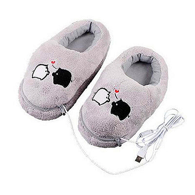 USB Powered Electric Heat Cushion Slippers