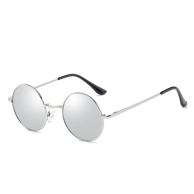 fashion show style glasses real Polarized sunglasses vintage sunglass round sunglasses UV400 Black lens
