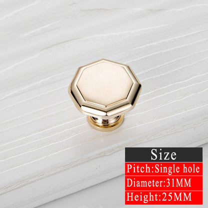 Gold Wardrobe / Dresser Door Handles & Knobs