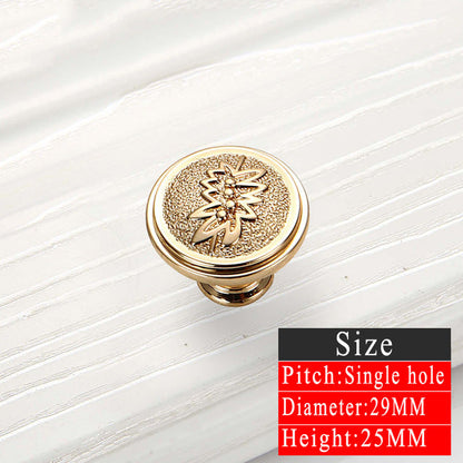 Gold Wardrobe / Dresser Door Handles & Knobs