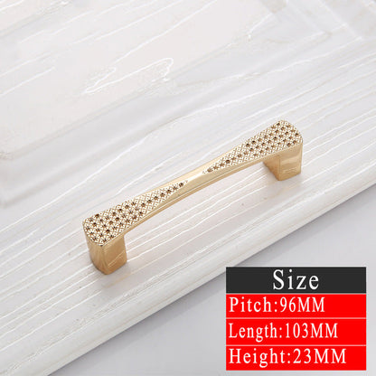 Gold Wardrobe / Dresser Door Handles & Knobs