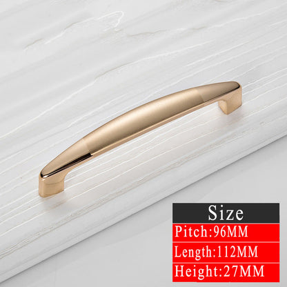 Gold Wardrobe / Dresser Door Handles & Knobs