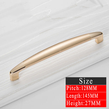 Gold Wardrobe / Dresser Door Handles & Knobs