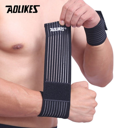 Adjustable Elastic Cotton Bandage Sport Wristband Brace