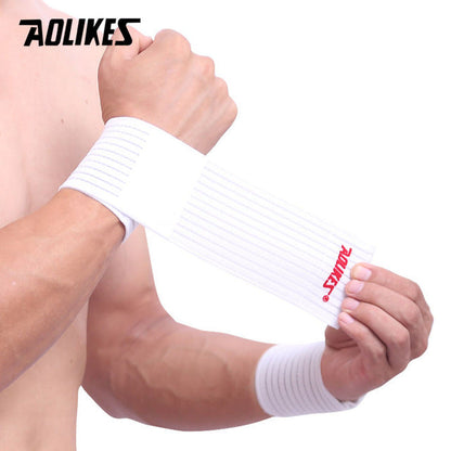 Adjustable Elastic Cotton Bandage Sport Wristband Brace