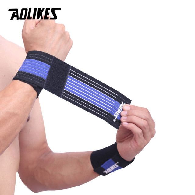 Adjustable Elastic Cotton Bandage Sport Wristband Brace