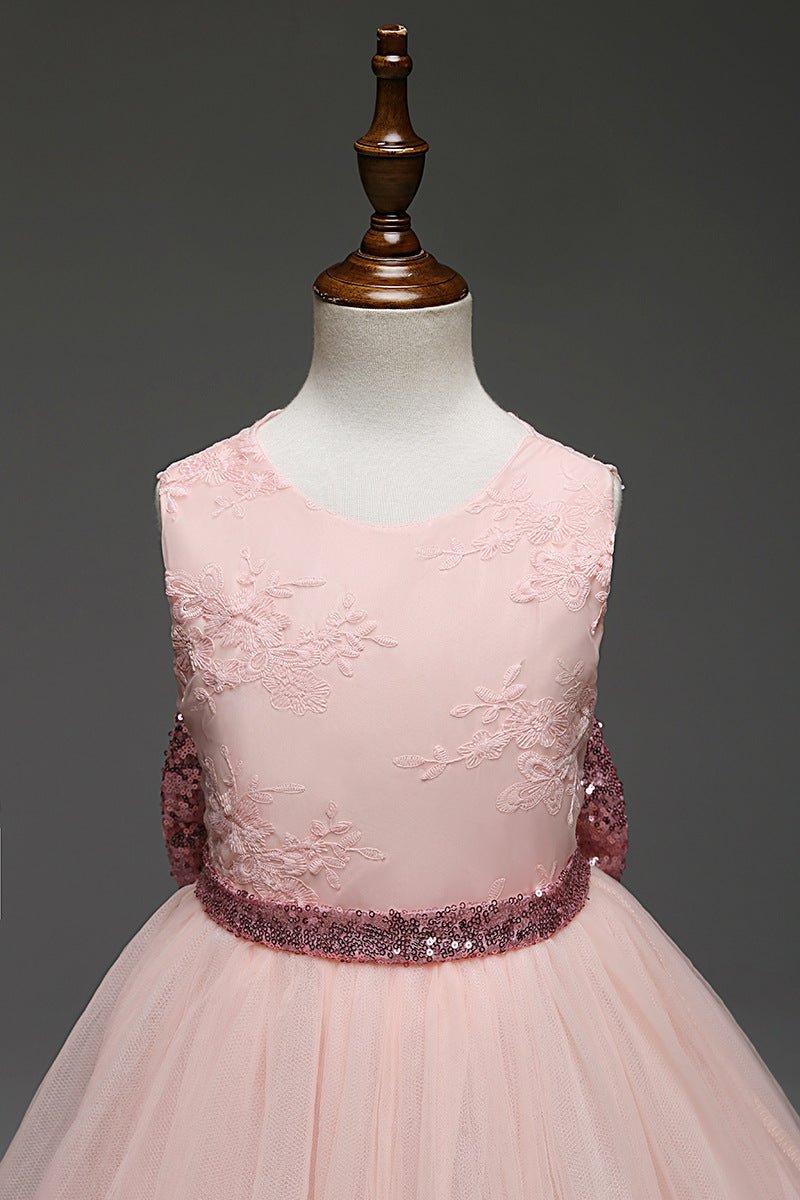 Bear Leader Girls Dresses New Brand Princess Girl Clothes Bowknot Sleeveless Party Dress Girls Clothes For 1-6 Years