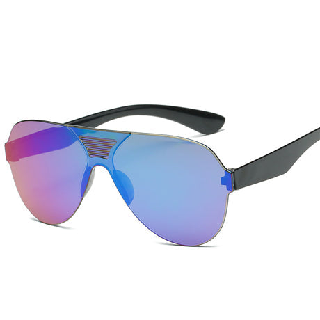New Arrive Fashion Square Rimless Sunglasses Women Vintage Brand Designer Coating Sun Glasses UV400
