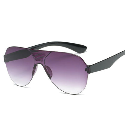 New Arrive Fashion Square Rimless Sunglasses Women Vintage Brand Designer Coating Sun Glasses UV400