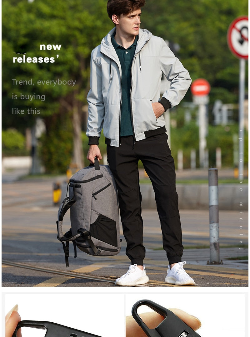Men's Multi-Functional Cabin Backpack Duffle Bag