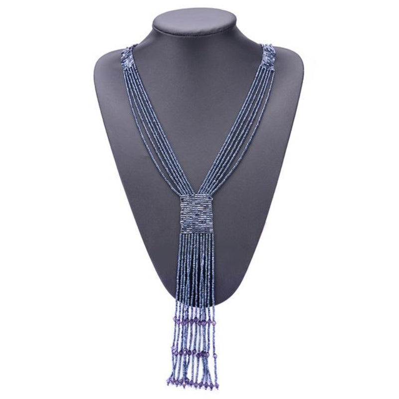 Women's Long Bohemian Tassel Necklace