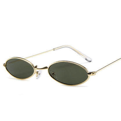 Vintage Oval Sunglasses Women/Men Retro Clear Lens Eyewear Sun Glasses For Female UV400