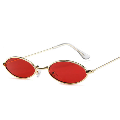 Vintage Oval Sunglasses Women/Men Retro Clear Lens Eyewear Sun Glasses For Female UV400