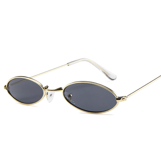 Vintage Oval Sunglasses Women/Men Retro Clear Lens Eyewear Sun Glasses For Female UV400
