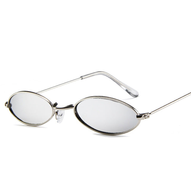 Vintage Oval Sunglasses Women/Men Retro Clear Lens Eyewear Sun Glasses For Female UV400