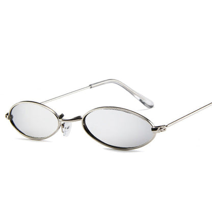 Vintage Oval Sunglasses Women/Men Retro Clear Lens Eyewear Sun Glasses For Female UV400