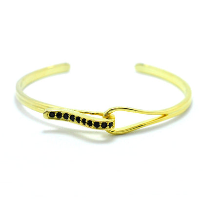 FYSARA Adjustable Black Twist Wristband Bracelets For Women Cuff Punk Men Bracelets & Bangles For Couple Jewelry Gift 4 colors