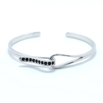 FYSARA Adjustable Black Twist Wristband Bracelets For Women Cuff Punk Men Bracelets & Bangles For Couple Jewelry Gift 4 colors