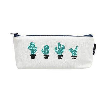 Cactus Canvas Pencil Case