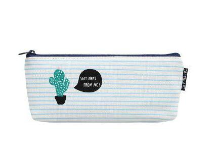 Cactus Canvas Pencil Case